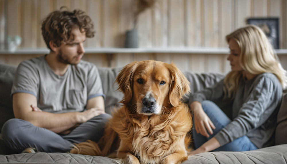 Wie verkraftet ein Hund eine Scheidung