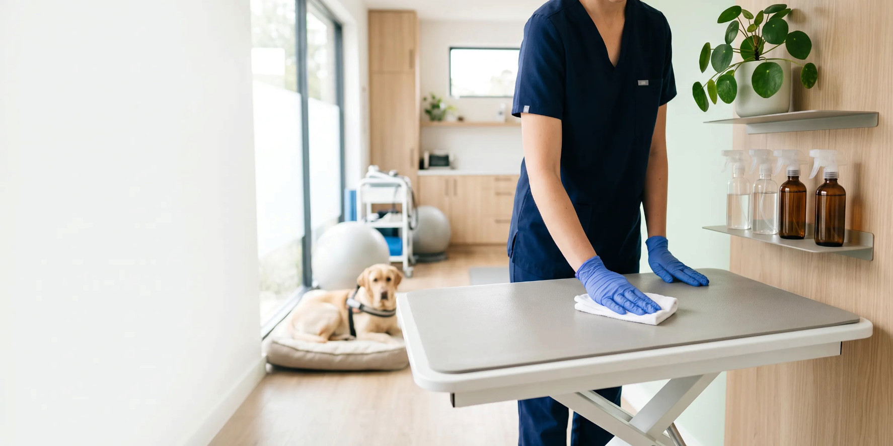 Hygiene und Desinfektion in der Tierarzt- oder Tiertherapeutenpraxis